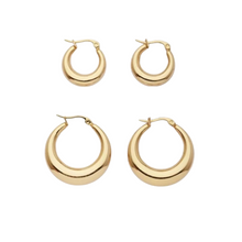 Load image into Gallery viewer, Esmeralda Hoop Earrings
